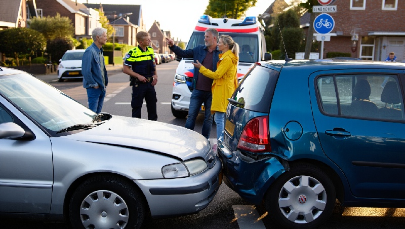 Ongeluk op de weg